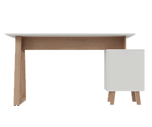 Стол письменный "Флоро" ИВ-123.01.00 Белый_2565